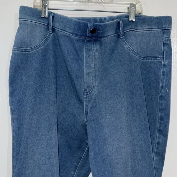 Time And Tru Womens XXL (20) Blue Jeans With Front Pockets - Picture 2 of 8